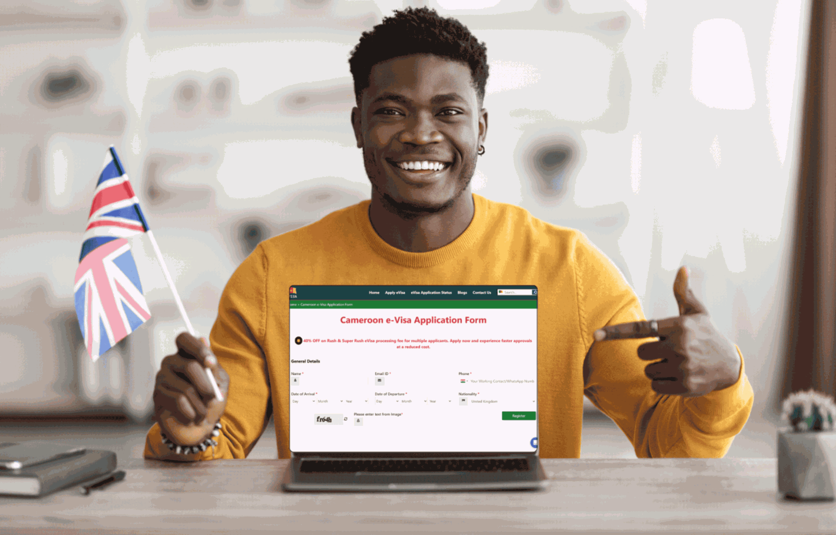 Cameroon Evisa For United Kingdom